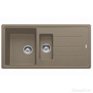 Изображение товара Мойка Franke BASIS BFG 651-78, 114.0313.263, гранит, установка сверху, оборачиваемая, цвет миндаль, 78*50 см