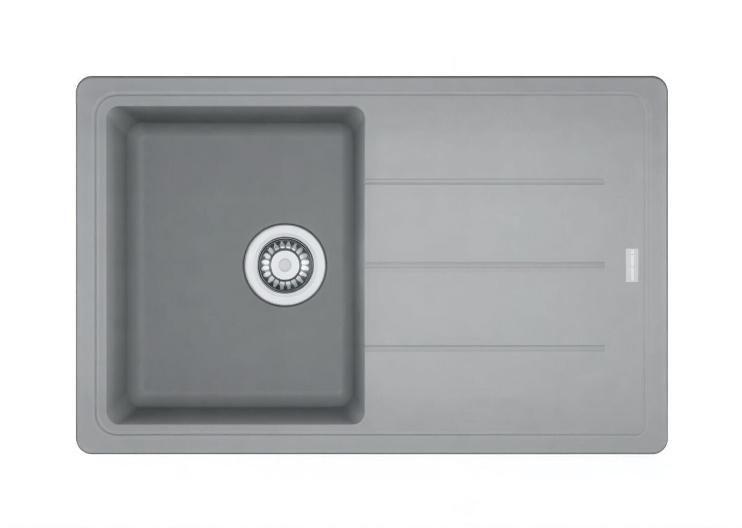 Изображение товара Мойка Franke BASIS BFG 611, 114.0259.930, гранит, установка сверху, оборачиваемая, цвет серый, 78*50 см Изображение товара Мойка Franke BASIS BFG 611, 114.0259.930, гранит, установка сверху, оборачиваемая, цвет серый, 78*50 см