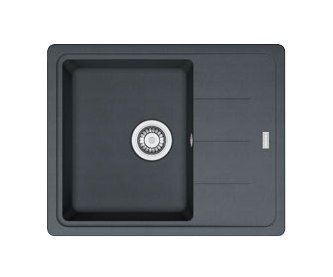 Изображение товара Кухонная мойка Franke BASIS BFG 611 C из фрагранита, установка сверху, графит