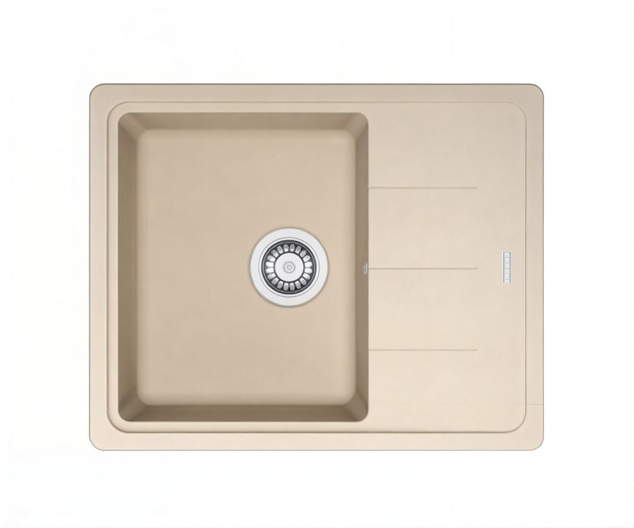 Изображение товара Мойка Franke BASIS BFG 611 C Fragranite DuraKleen, 62×50 см, бежевый