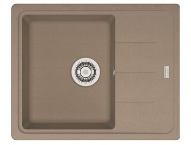 Изображение товара Мойка Franke BASIS BFG 611 C, 114.0313.334, гранит, установка сверху, оборачиваемая, цвет миндаль, 62*50 см Изображение товара Мойка Franke BASIS BFG 611 C, 114.0313.334, гранит, установка сверху, оборачиваемая, цвет миндаль, 62*50 см