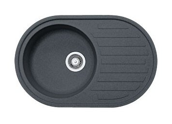 Изображение товара Мойка кухонная Franke RONDA ROG 611 из фрагранита 77x50 см графит