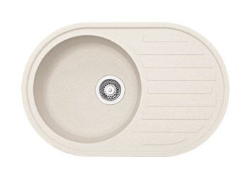 Изображение товара Кухонная мойка Franke RONDA ROG 611, гранит, ваниль, 77x50 см