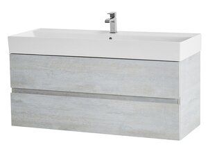 Изображение товара Тумба под раковину Cezares Molveno 46-120-2C-SO-LG, 120 см в цвете legno grigio