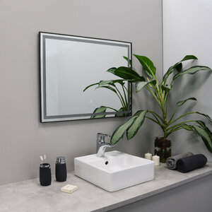 Изображение товара Зеркало Fixsen LED FX-2100F 100 см с подсветкой и сенсорным выключателем