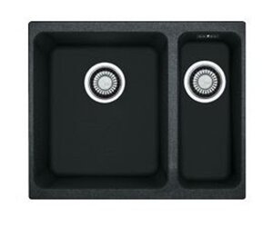 Изображение товара Мойка Franke KUBUS KBG 160, 125.0176.635, гранит, нижняя установка, цвет оникс, 55,8*46 см