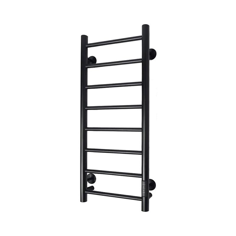 Изображение товара Электрический полотенцесушитель Comfysan Аврора EC-8 80/30 черный матовый настенный