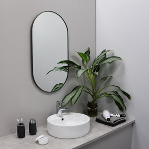 Изображение товара Зеркало Fixsen LED FX-3120F с подсветкой 50 см графит