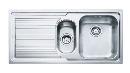 Изображение товара Мойка Franke LOGICA LINE LLL 651, 101.0086.254, установка сверху, правая, нержавеющая сталь, декор, 100*50 см