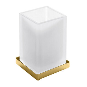 Изображение товара Стакан для щеток Colombo Look B1641.OM-VAN, цвет золото матовое PVD