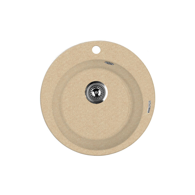 Изображение товара Кухонная мойка Lava R1 DUNE из искусственного гранита, светлый беж 480 мм