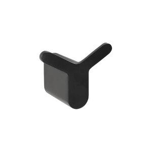 Изображение товара Крючок Bemeta Organic Black 167106210, двойной, цвет черный матовый