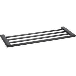Изображение товара Полка для полотенец Bemeta Organic Black 167105080, цвет черный матовый