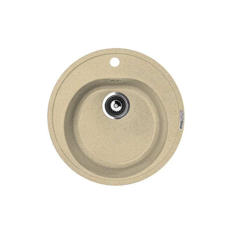 Изображение товара Кухонная мойка Lava R2 CAM искусственный гранит бежевый 50.5 см