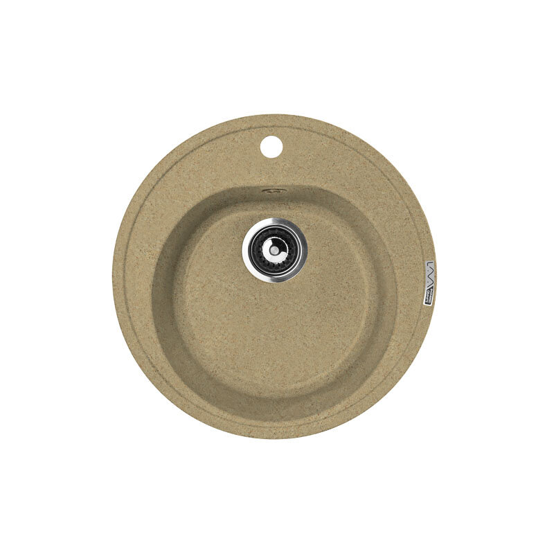 Изображение товара Кухонная мойка Lava R2 SAH из искусственного гранита бежевый 50,5 см