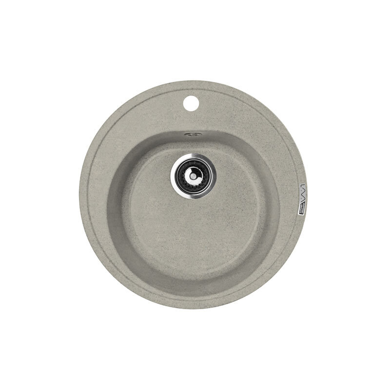 Изображение товара Кухонная мойка Lava R2 SCANDIC серый 50,5 см искусственный камень