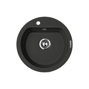 Изображение товара Кухонная мойка Lava R3 BASALT чёрный матовый 50.5 см глубина 21 см