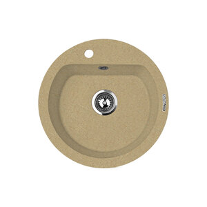Изображение товара Кухонная мойка Lava R3 SAH из искусственного камня, бежевый, Ø 505 мм