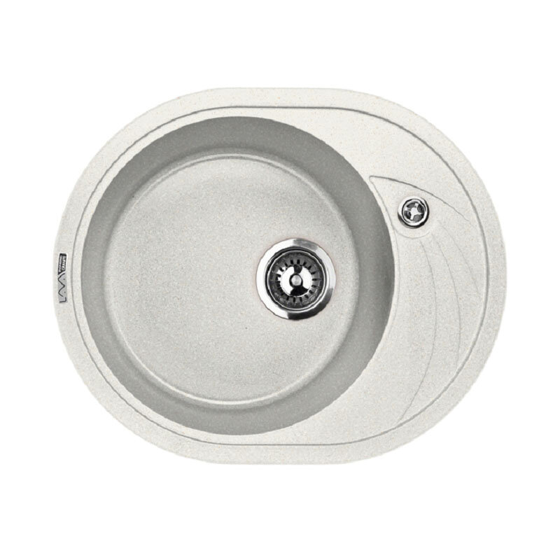 Изображение товара Кухонная мойка Lava E1.LAT, цвет LATTE белый Изображение товара Кухонная мойка Lava E1.LAT, цвет LATTE белый