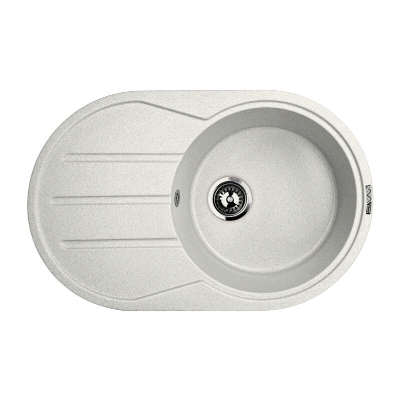 Изображение товара Кухонная мойка Lava E2.LAT, цвет LATTE белый Изображение товара Кухонная мойка Lava E2.LAT, цвет LATTE белый