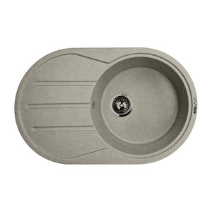 Изображение товара Кухонная мойка Lava E2.SCA цвета SCANDIC серый 770x495 мм из искусственного камня