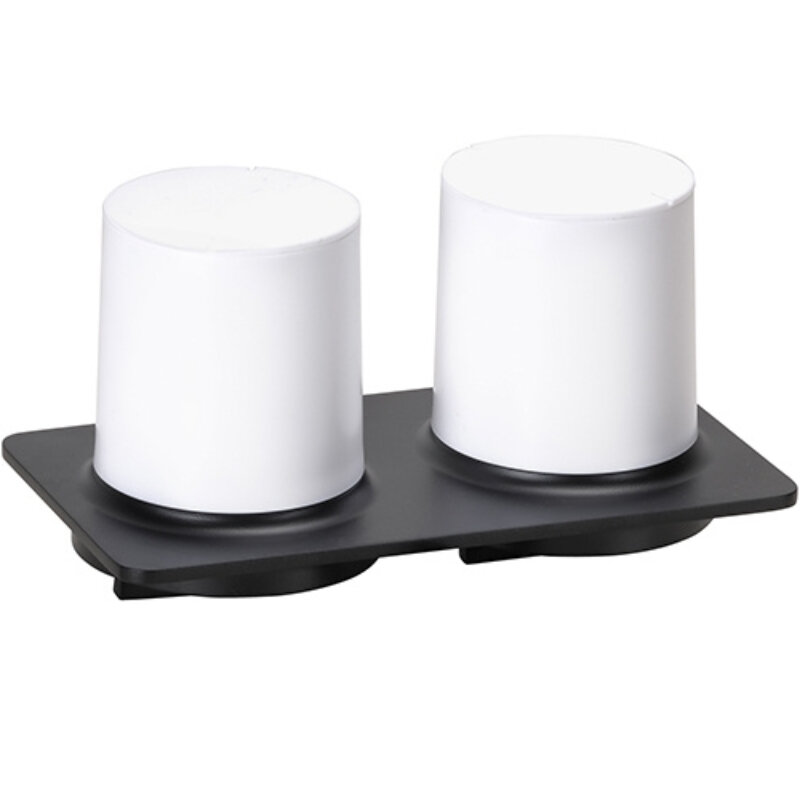 Изображение товара Дозатор жидкого мыла Bemeta Organic Black 167109270 двойной черный матовый Изображение товара Дозатор жидкого мыла Bemeta Organic Black 167109270 двойной черный матовый