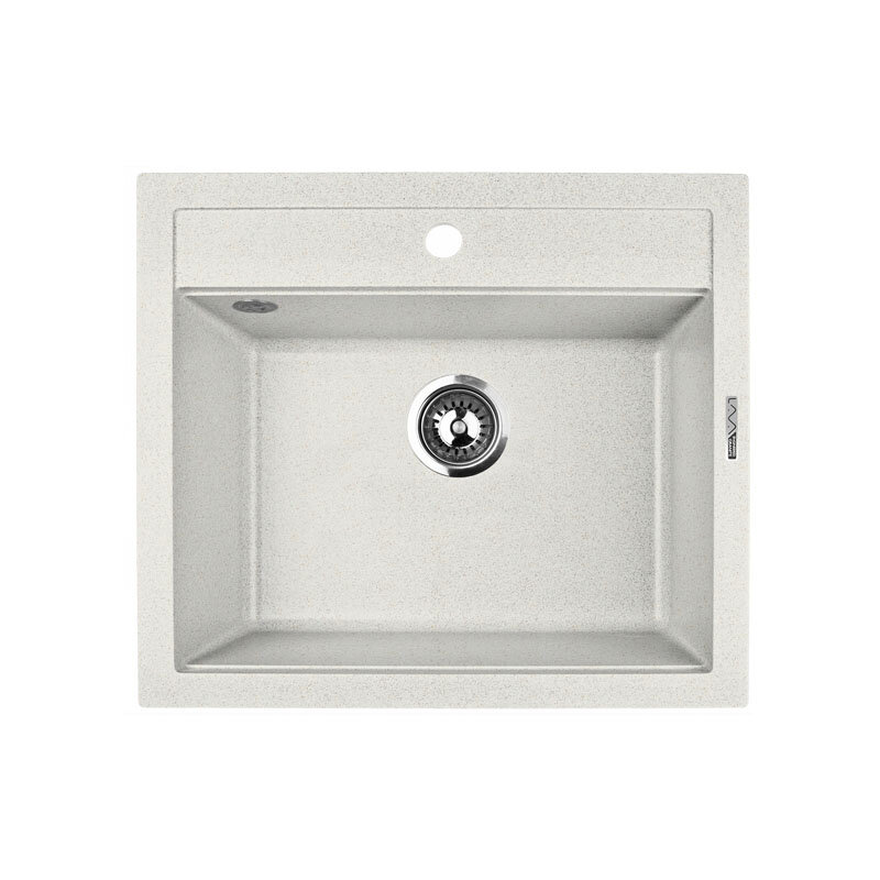 Изображение товара Мойка Lava Q2.LAT Кухонная латте белая 56×50,5 см