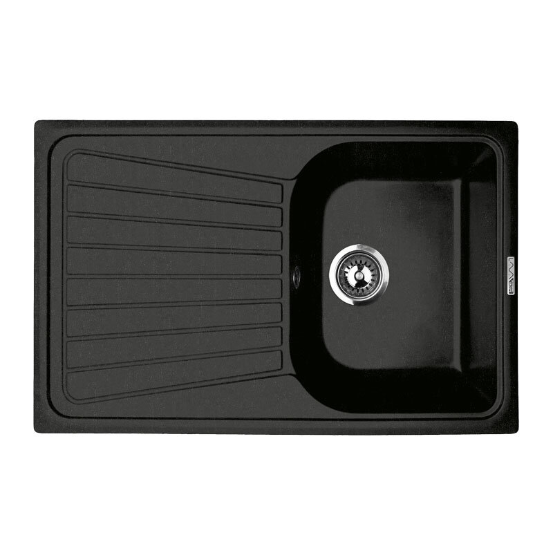 Изображение товара Кухонная мойка Lava L3 BASALT черный матовый 790x500 мм с гарантией 10 лет