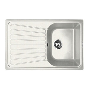 Изображение товара Гранитная кухонная мойка Lava L3 LAT белая 790х500 мм, гарантия 10 лет