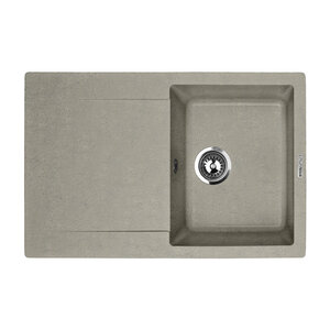 Изображение товара Кухонная мойка Lava L4.SCA из искусственного камня серый 775х495 мм