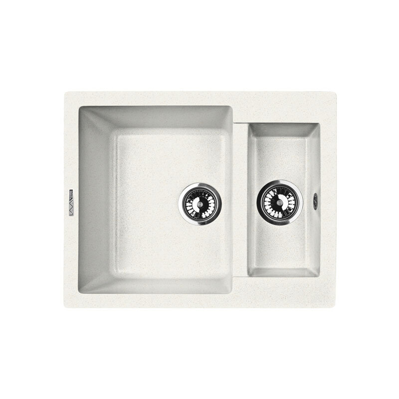 Изображение товара Кухонная мойка Lava D1.LAT белая искусственный камень 600х490 мм