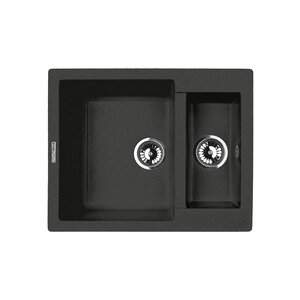 Изображение товара Кухонная мойка Lava D1.BAS чёрный BASALT 600х490 мм искусственный камень
