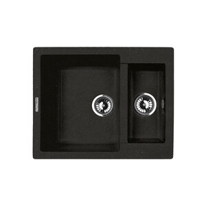 Изображение товара Кухонная мойка Lava D1.LAV, цвет LAVA чёрный металлик