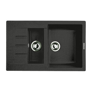 Изображение товара Кухонная мойка Lava D2.BAS, цвет BASALT чёрный