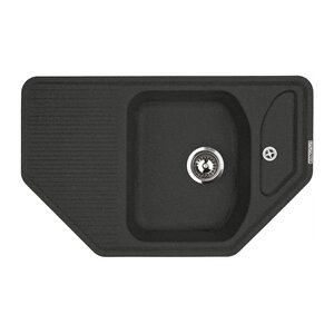 Изображение товара Кухонная мойка Lava A1.BAS, цвет BASALT чёрный