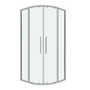 Изображение товара Душевой уголок Grossman Cosmo 301.K33.02.1010.10.00, 100 х 100 см, стекло прозрачное, профиль хром
