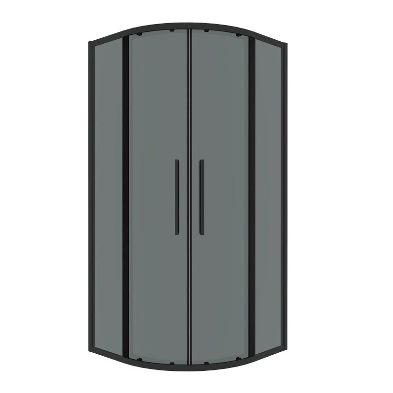 Изображение товара Душевой уголок Grossman Cosmo 301.K33.02.8080.21.10, 80 х 80 см, стекло тонированное, профиль черный матовый
