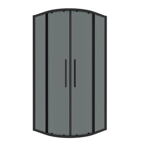 Изображение товара Душевой уголок Grossman Cosmo 301.K33.02.9090.21.10, 90 х 90 см, стекло тонированное, профиль черный матовый