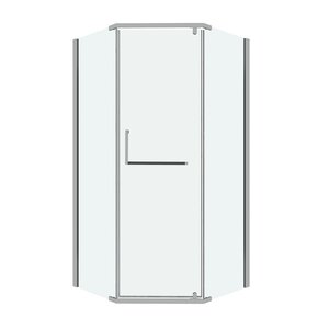 Изображение товара Душевой уголок Grossman Pragma 302.K33.03.1010.10.00, 100 х 100 см, стекло прозрачное, профиль хром