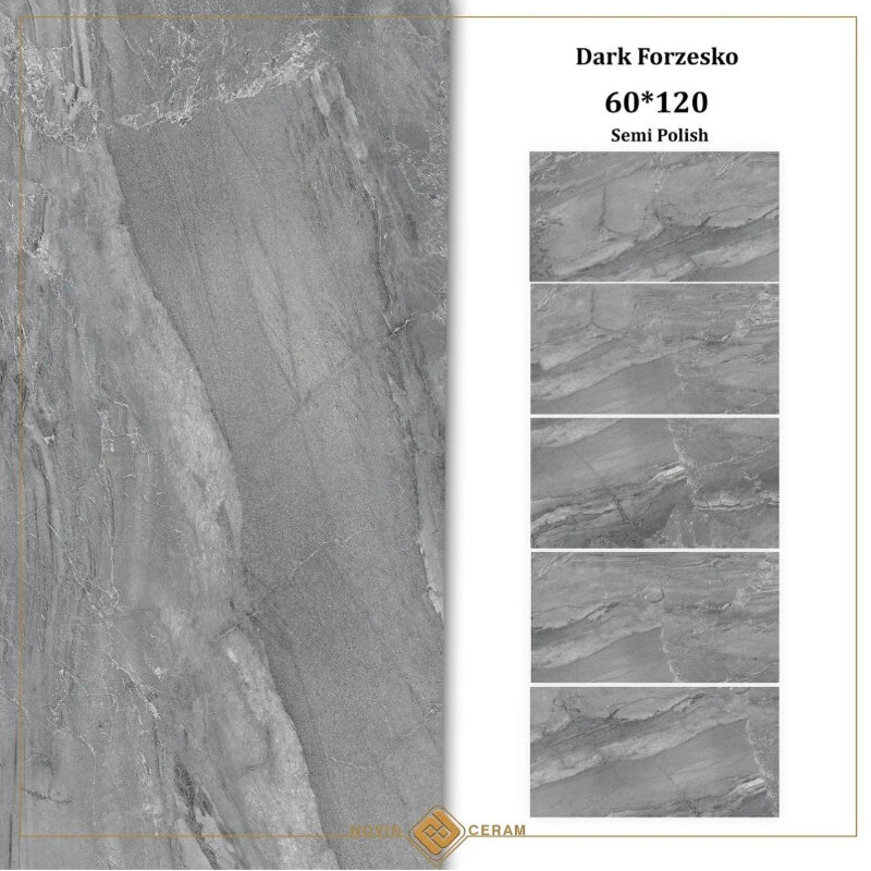 Изображение товара Керамогранит Novin Ceram Forzesko 9554-M35, 120х60 см Gray Dark-Semi Polished Изображение товара Керамогранит Novin Ceram Forzesko 9554-M35, 120х60 см Gray Dark-Semi Polished
