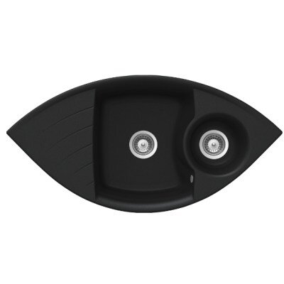 Изображение товара Мойка Schock Focus C-150 из Cristadur черная с системой Antibac и подсветкой