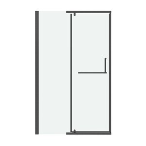 Изображение товара Душевая дверь Grossman Pragma 100.K33.03.100.42.00, 100 см, стекло прозрачное, профиль графит сатин