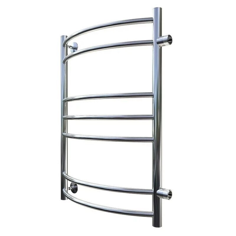 Изображение товара Полотенцесушитель водяной Тругор Приоритет ПМ 3 60.80.40 (ЛЦ2), ширина 40 см, высота 80 см, Приоритет3/ПМ608040, боковое подключение 60 см, цвет хром