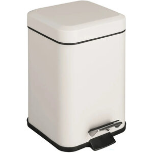 Изображение товара Мусорное ведро Colombo Black&White B9210.BM, 3 л., цвет белый матовый