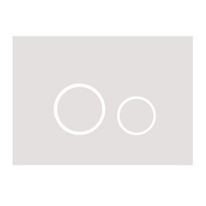 Изображение товара Клавиша смыва KKPol Aquaflori Sfera 350/AFS/057-00-00 механическая белая матовая