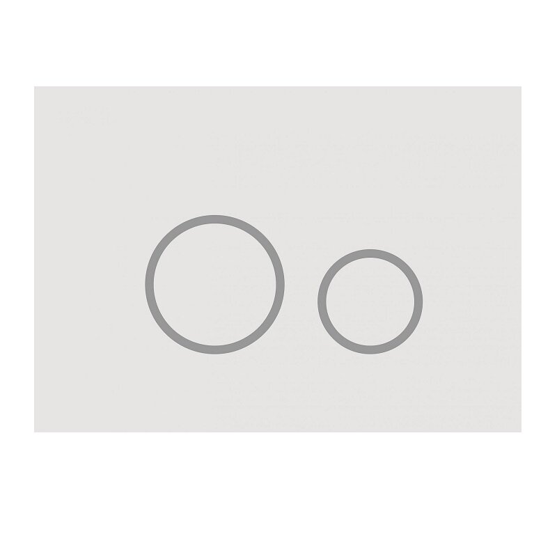 Изображение товара Клавиша смыва KKPol Aquaflori Sfera 350/AFS/057-10-00 механическая белый матовый хром