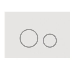 Изображение товара Клавиша смыва KKPol Aquaflori Sfera 350/AFS/057-10-00 механическая белый матовый хром