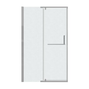 Изображение товара Душевая дверь Grossman Pragma 100.K33.03.100.10.02, 100 см, стекло шиншилла, профиль хром