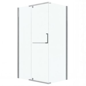 Изображение товара Душевой уголок Grossman Pragma 120.K33.03.1180.10.00, 110 х 80 см, стекло прозрачное, профиль хром