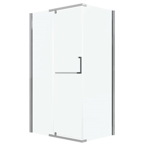 Изображение товара Душевой уголок Grossman Pragma 120.K33.03.1190.10.00, 110 х 90 см, стекло прозрачное, профиль хром